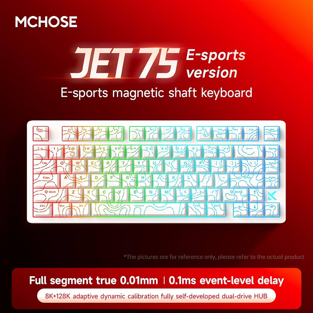 Amazon.com: ZMX MCHOSE Jet 75 Rapid Trigger RGB Gaming